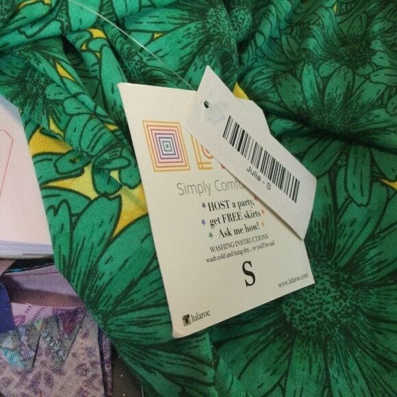 NWT LuLaRoe Women’s Sz. S “Julia” S/S Dress - Picture 8 of 10